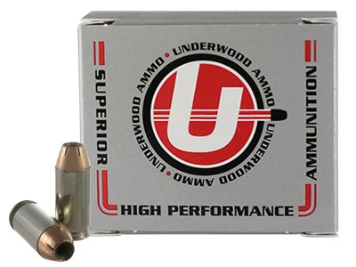 Underwood Ammo 627 ASP  460Rowland 185gr Jacketed Hollow Point 20 Per Box/10 Case