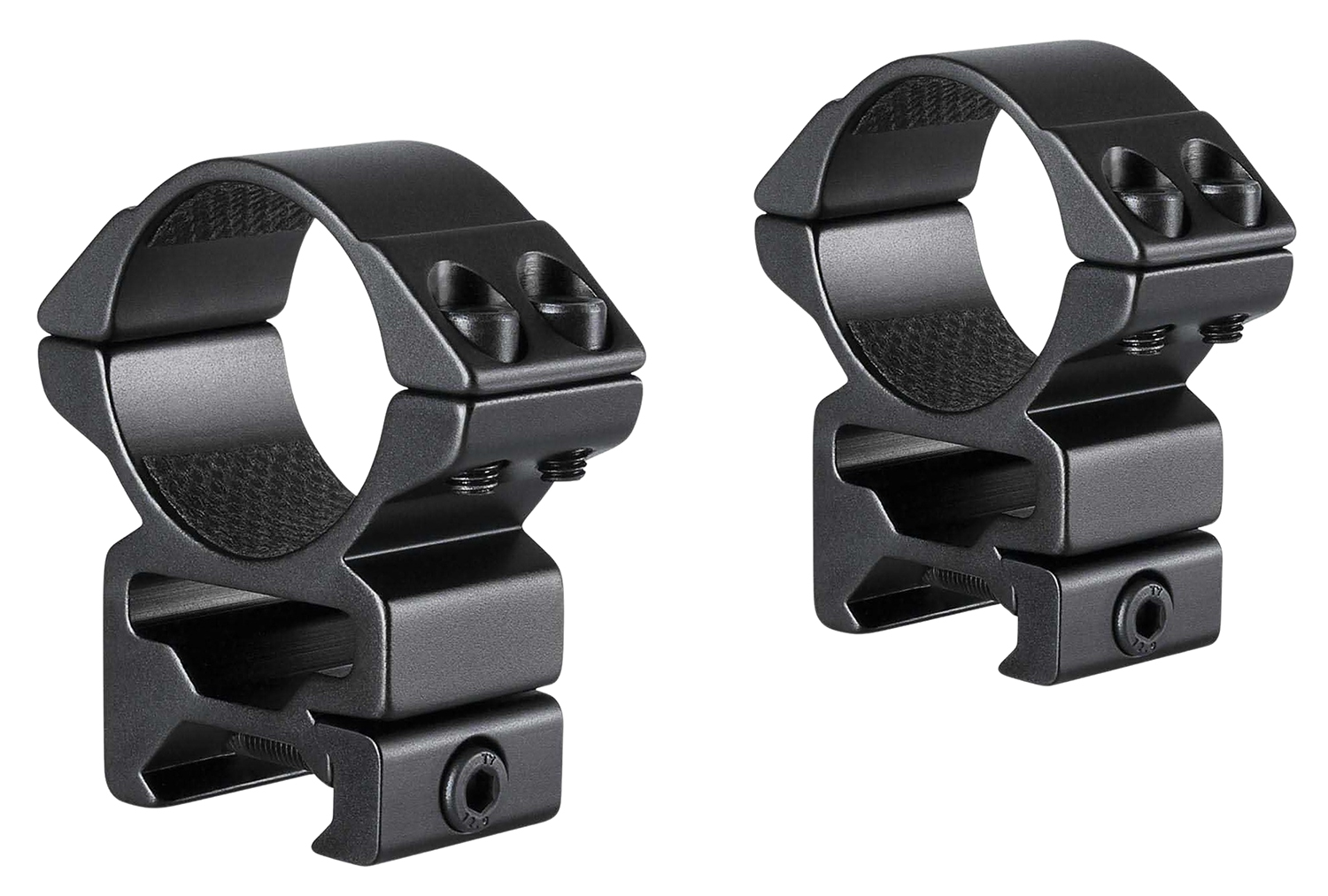 Hawke Sport Optics 22117 Match Mount  Matte Black Anodized Aluminum 30mm Tube, High Weaver