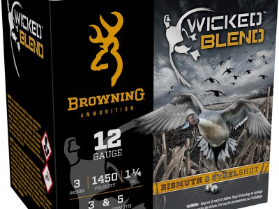Browning Ammo B193431233 Wicked Blend  12Gauge 3″ 1 1/4oz 3/5BI Shot 25 Per Box/10 Case