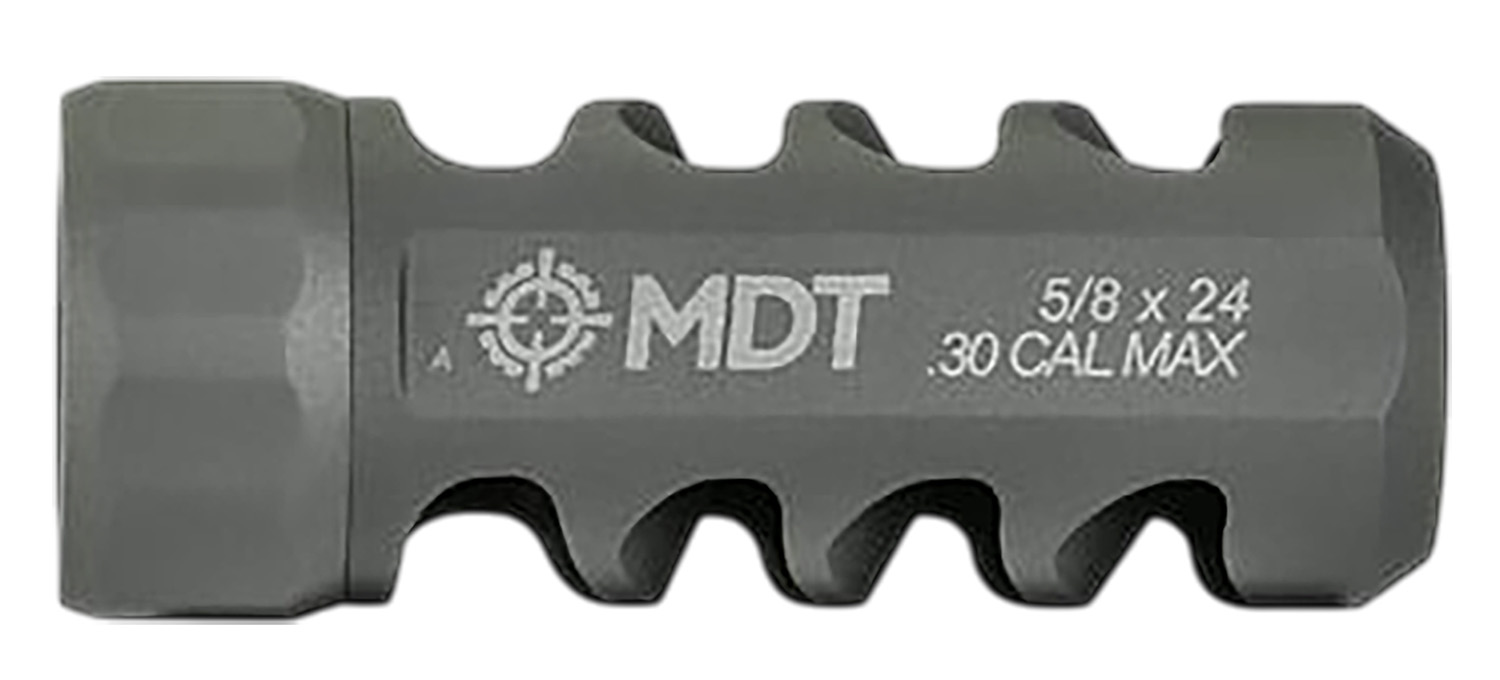 Mdt Sporting Goods Inc 109154RTI Hunt Brake  Black Titanium 5/8″x24 Threads 30Cal