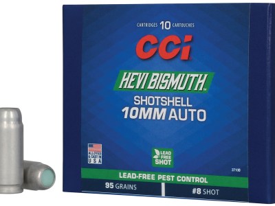 CCI 3710B HEVI-Bismuth  10mmAuto 95gr Shotshell #8Shot 10 Per Box/20 Case