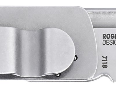 CRKT 7118 Box Key EDC 1.24″ Folding Plain Stonewashed 12C27 Sandvik SS Blade, Stainless Steel Handle