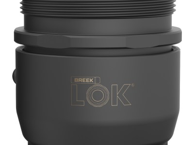 Breek Arms BRK4300 Breek LOK 3QD  Fits 1.375″x24 TPI Titanium DLC Black