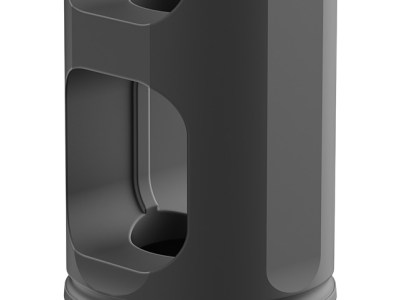 Breek Arms BRK4311 Breek LOK 3QD Gemini Dual-Port Black Nitride Steel 5/8″x24 Threads 30 Cal