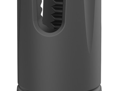 Breek Arms BRK4315 Scorch 3-Prong Flash Hider Black Nitride Steel 1/2″x28 Threads 223 Cal/5.56mm Compatible w/ Breek-LOK 3QD