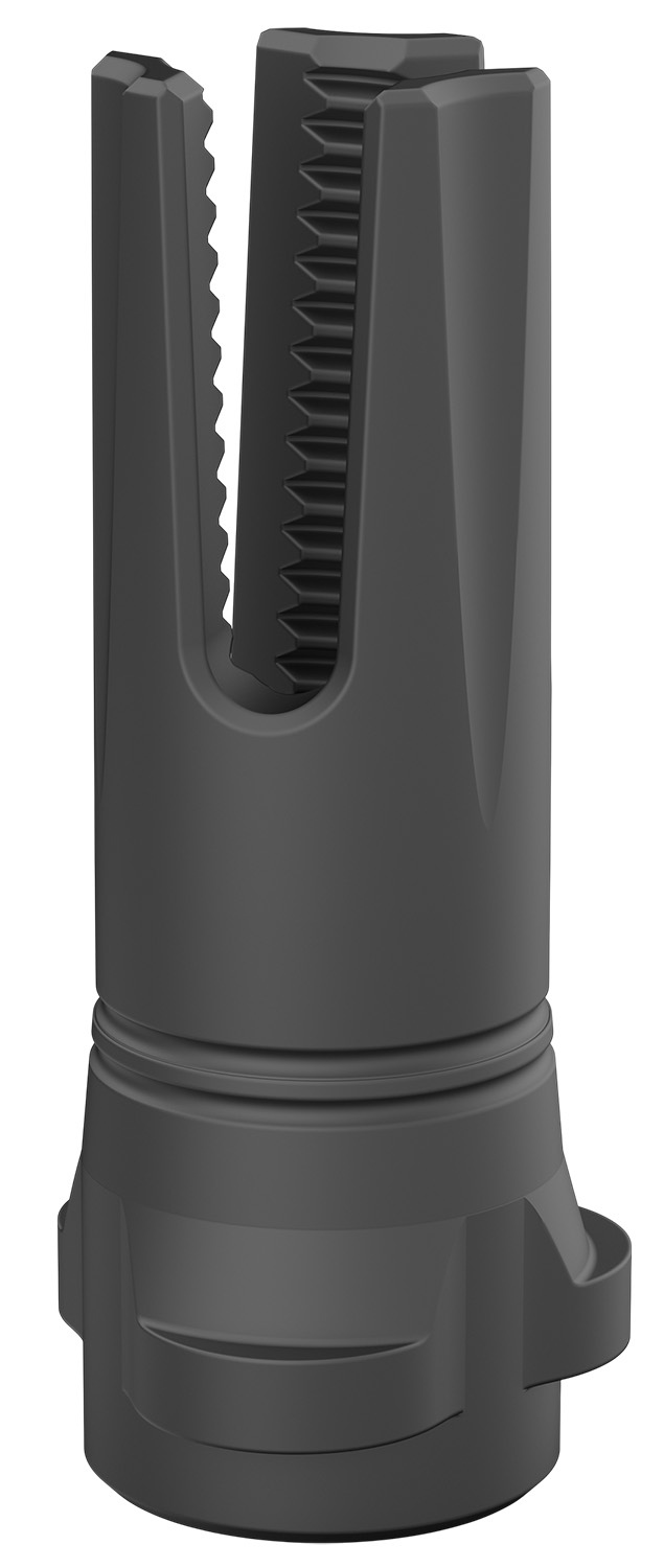 Breek Arms BRK4315 Scorch 3-Prong Flash Hider Black Nitride Steel 1/2″x28 Threads 223 Cal/5.56mm Compatible w/ Breek-LOK 3QD