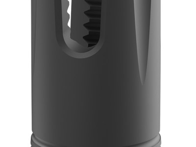 Breek Arms BRK4316 Scorch 3-Prong Flash Hider Black Nitride Steel 5/8″x24 Threads 30 Cal Compatible w/ Breek-LOK 3QD