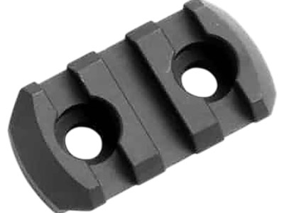 Kinetic Development Group TAP5-101 M-LOK 3 Slot Picatinny Rail  Black Aluminum Alloy