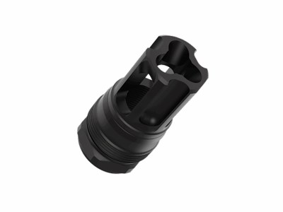Liberty Precision Machine LPM-2001 Eclipse Flash Hider Black Stainless Steel 1/2″x28 Threads 1.70″