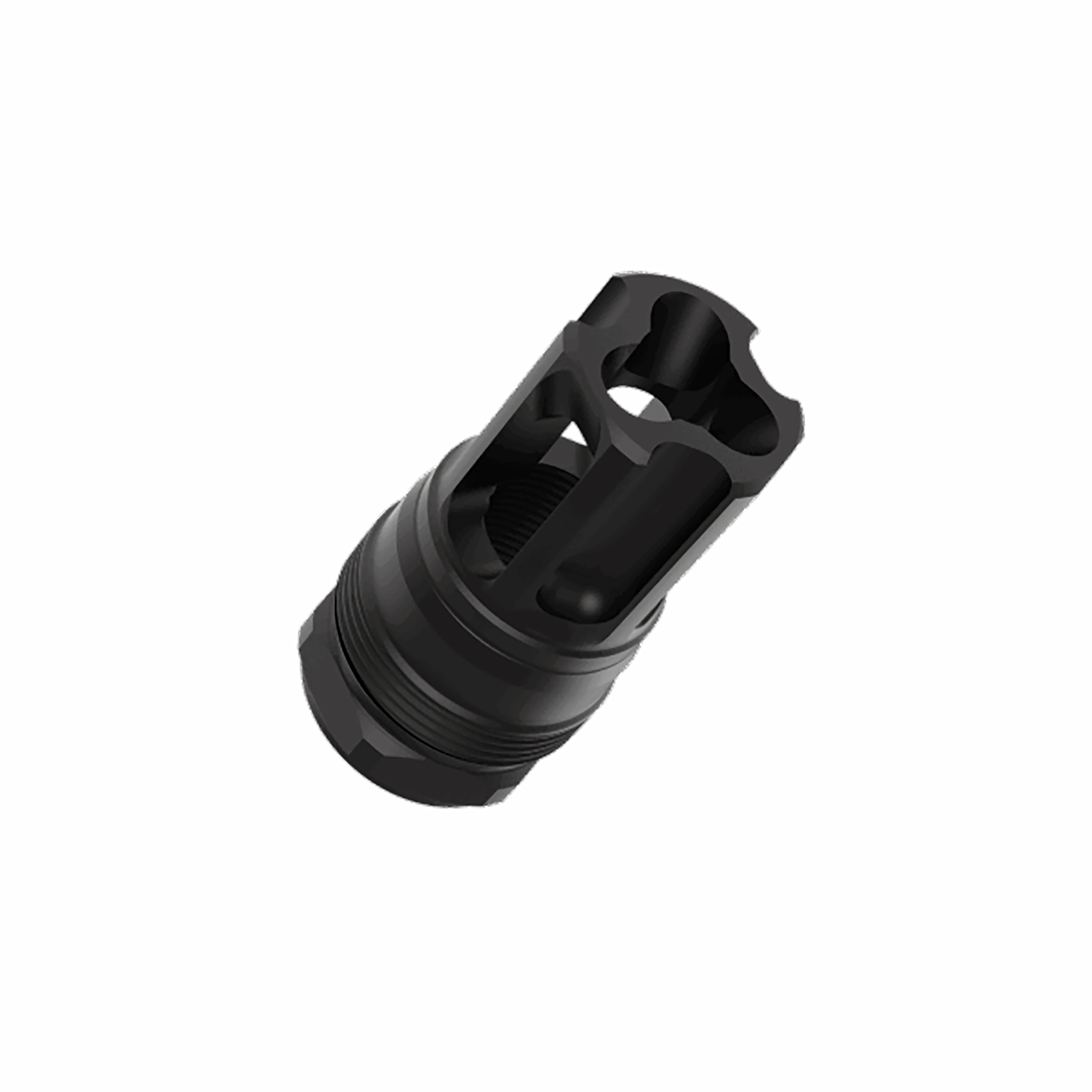 Liberty Precision Machine LPM-2001 Eclipse Flash Hider Black Stainless Steel 1/2″x28 Threads 1.70″