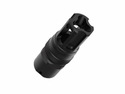 Liberty Precision Machine LPM-2005 Eclipse Pin & Weld Flash Hider Black Stainless Steel 1/2″x28 Threads 2.25″