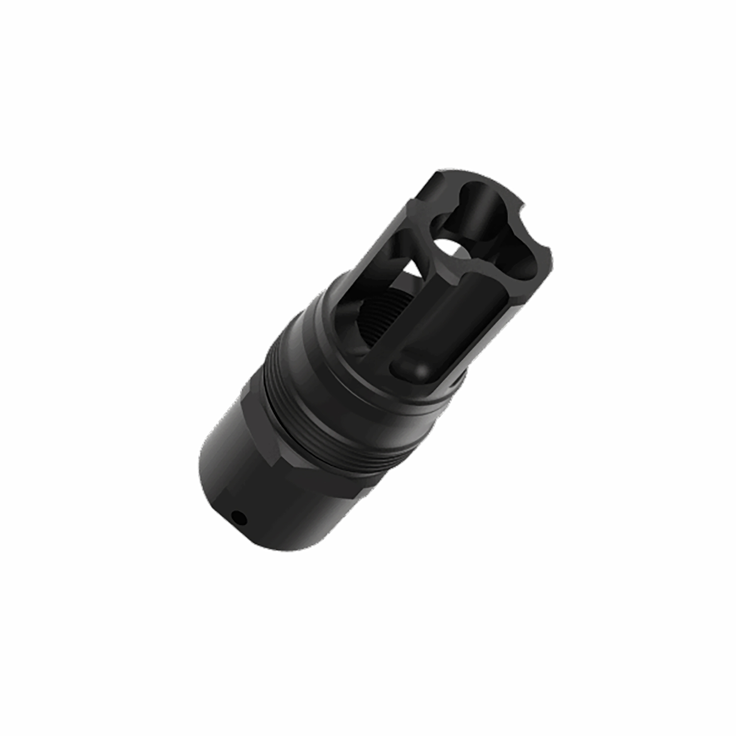 Liberty Precision Machine LPM-2005 Eclipse Pin & Weld Flash Hider Black Stainless Steel 1/2″x28 Threads 2.25″