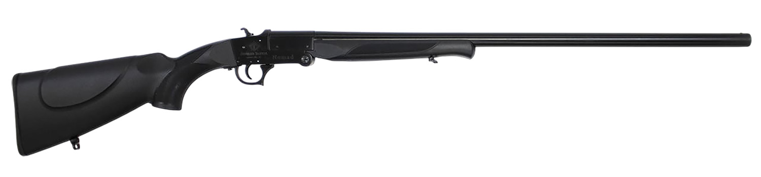 ATI ATIG20NMD26 Nomad 20 Gauge Break Open 3″ 1rd 26″ Matte Black Single Shot Vent Rib Barrel & Receiver, Fixed Black Synthetic Stock