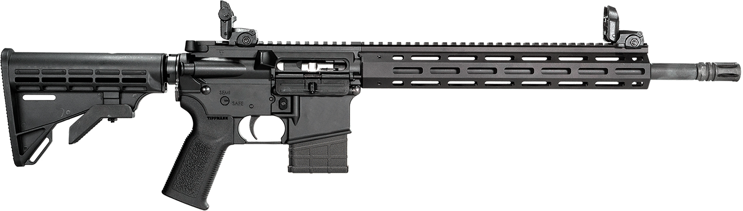 Tippmann Arms A101036 M4-22 Elite 22 LR 10+1 16″ Black Parkerized Barrel, Matte Black Aluminum Receiver w/Picatinny Rail, M-LOK Handguard, Black CAR15 Polymer Stock, Black Gen2 Grip, Right Hand