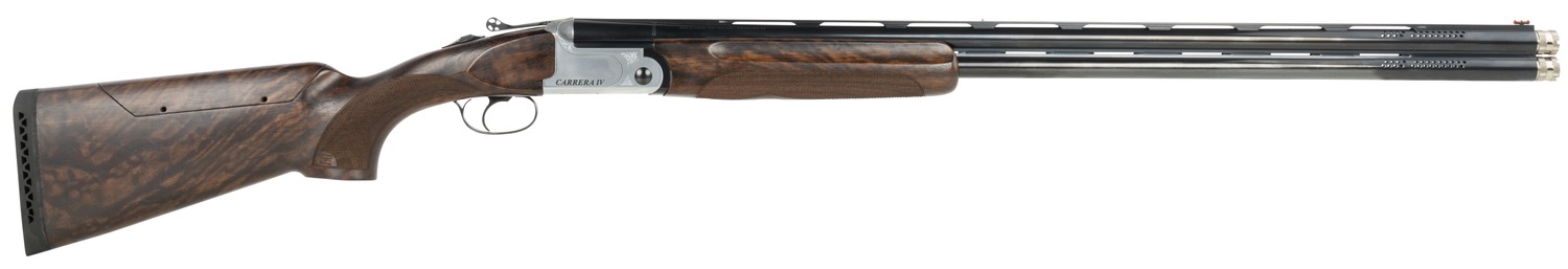 F.A.I.R. FRDCIV1232 Carrera IV  12 Gauge Break Open 2rd 32″ Blued Over/Under Ported Barrel, Engraved Nickel Receiver, Walnut w/Adj Comb Stock, Technichoke XP70 Choke System