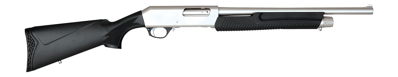 Dickinson LLC XX3BMHS2 Commando Marine Tactical 12 Gauge Pump 3″ 5+1 18.50″ Stainless Steel Barrel & Receiver, Fixed Black Synthetic Stock