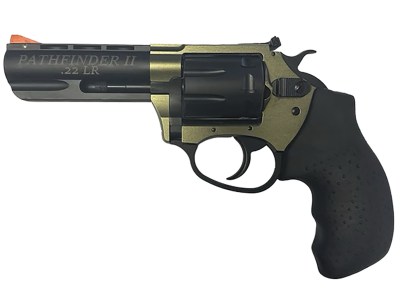 Charter Arms 52236 Pathfinder II Small Frame 22 LR 8 Shot 3.50″ Black Passivate Steel Barrel & Cylinder, OD Green Aluminum Frame, Black Rubber Grip, Exposed Hammer