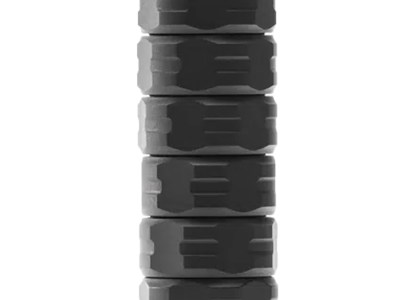 Jk Armament JK105RFX22 RFX  22 Cal 1.05″ Black Aluminum/Stainless Steel 1/2″x28