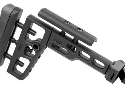 Samson 040617001 S.A.S.K. Tactical Black Anodized Aluminum Folding Skeletonized