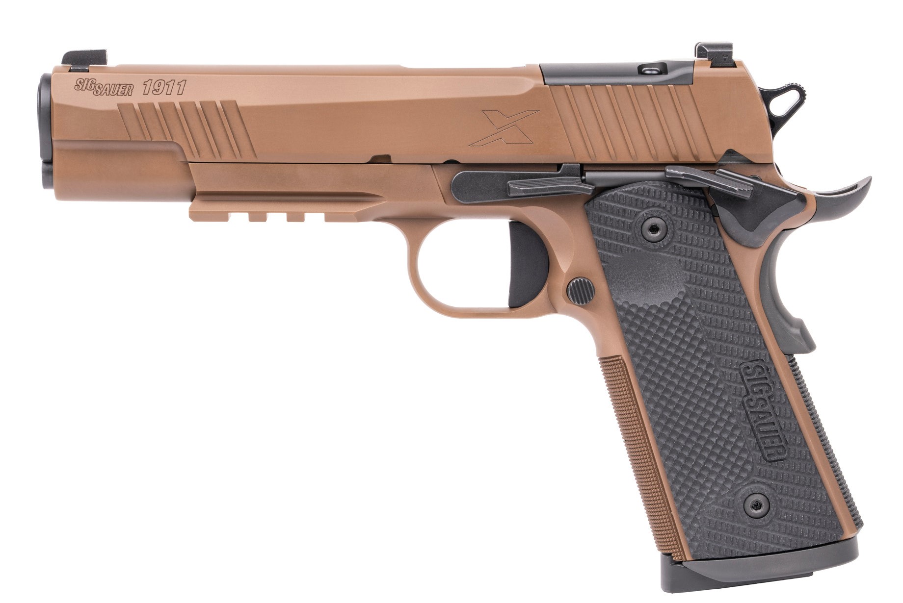 SIG SAUER 1911X 45ACP COYOTE/BLK 5″