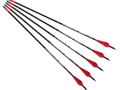 BARNETT BAR20043 HYPERFLITE 22″ ARROWS 5PK RED/WHT