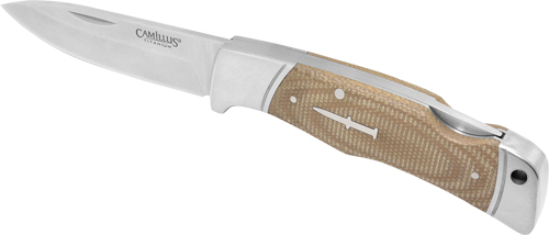 CAMILLUS CLASSIC LOCK BACK – 3.25″ SS DROP POINT MICARTA