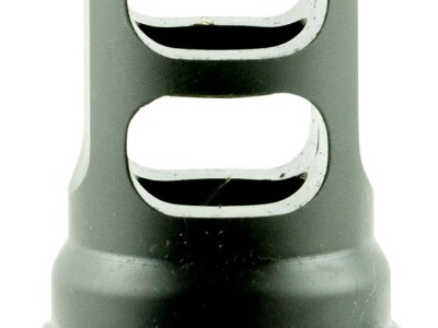 SilencerCo AC1557 ASR Muzzle Brake Black Steel with 5/8″-32 tpi Threads for 458 Cal