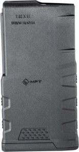 MFT MAGAZINE AR10/SR25 7.62X51 – 308 WIN 20RD BLACK POLYMER