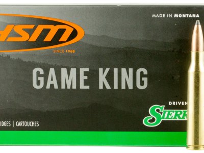 HSM 338LAPUA14N Game King  338 Lapua Mag 215 gr Sierra GameKing Spitzer Boat Tail 20 Per Box/ 20 Case