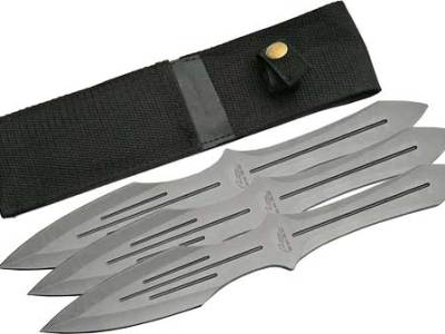 SZCO RITE EDGE 10″ PRO THROWER – KNIFE 3PC SET W/SHEATH