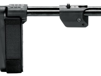 SB Tactical MPX-01-SB MPX PSB Brace 3 Position Black Synthetic with 3.87″-8.25″ OAL Nylon Strap & for Sig MPX, MCX (Excluding Copperhead Variant) Compatible with Integrated Picatinny Rail