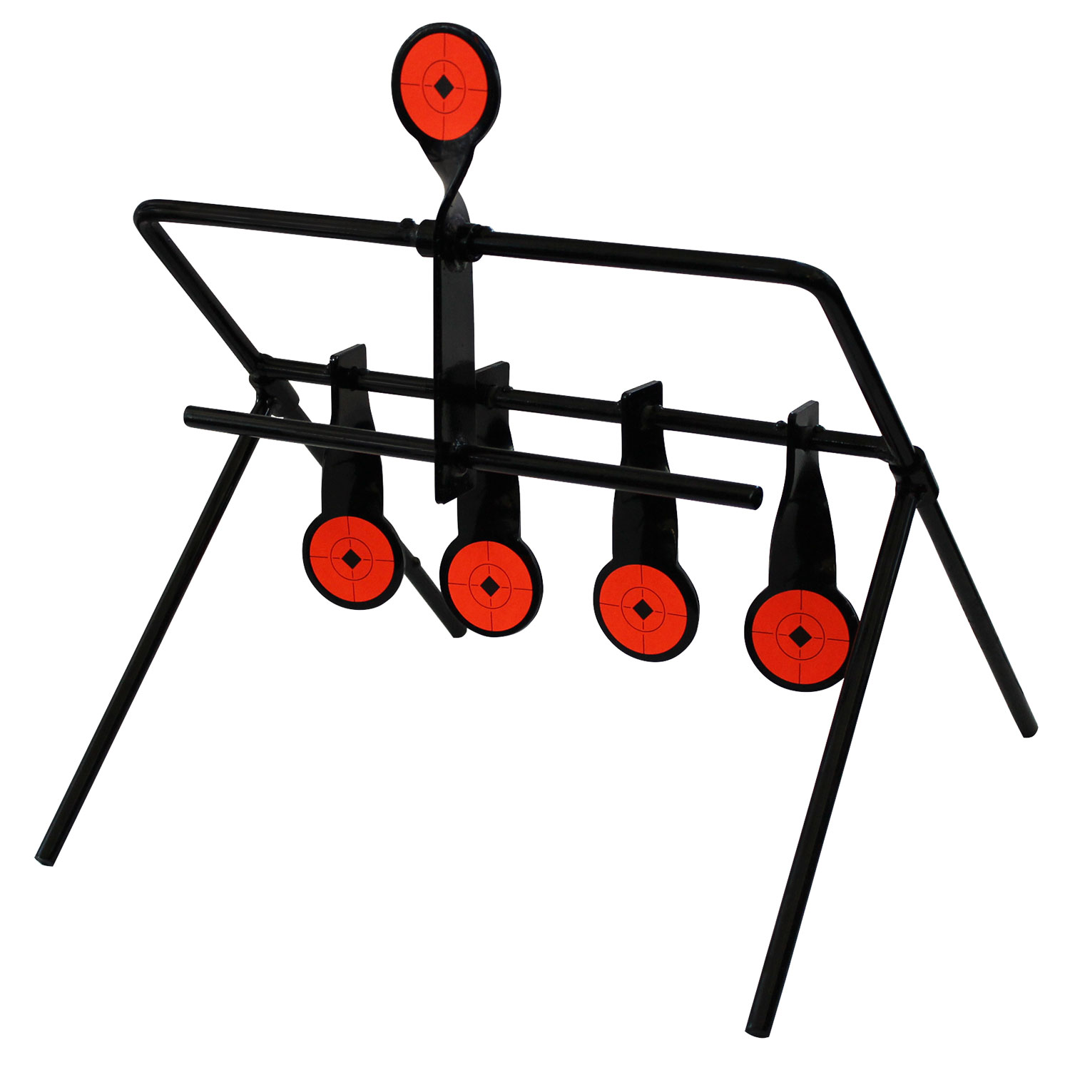 Birchwood Casey 47022 World of Targets Gallery Rimfire Pistol/Rifle AR500 Steel Black/Orange Black/Orange Impact Enhancement Motion 0.19″ Thick