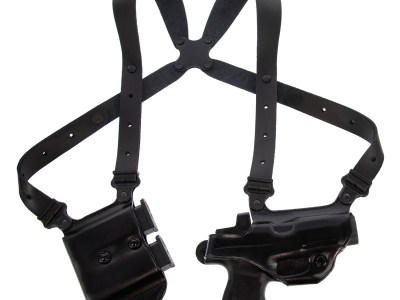 Galco MCII224B Miami Classic II Shoulder System Size Fits Chest Up To 56″ Black Leather Compatible w/Glock 17 Gen1-5/19 Gen1-5/22 Gen2-5 Right Hand