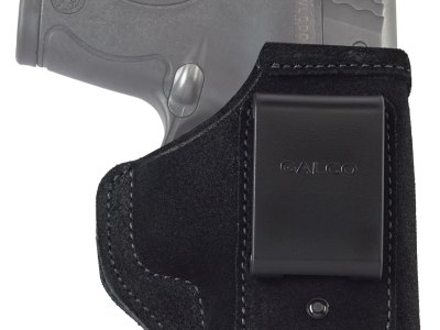 Galco STO658B Stow-N-Go  IWB Black Leather Belt Clip Fits S&W M&P Shield w/Crimson Trace Laser Right Hand