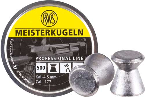 RWS PELLETS 177 MEISTERKUGELN – 8.2 GRAINS PRO-LINE 500-PACK