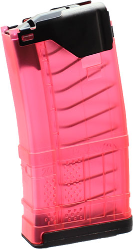 LANCER MAGAZINE L5AWM AR-15 – 5.56X45 20RD TRANSLUCENT PINK