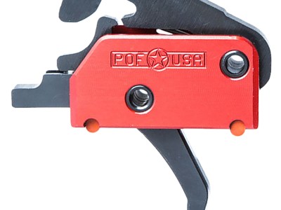 Patriot Ordnance Factory 00516 EFP  Two-Stage Straight Trigger with 4 lbs Draw Weight & Black Hardcoat Anodized Finish for AR-Platform