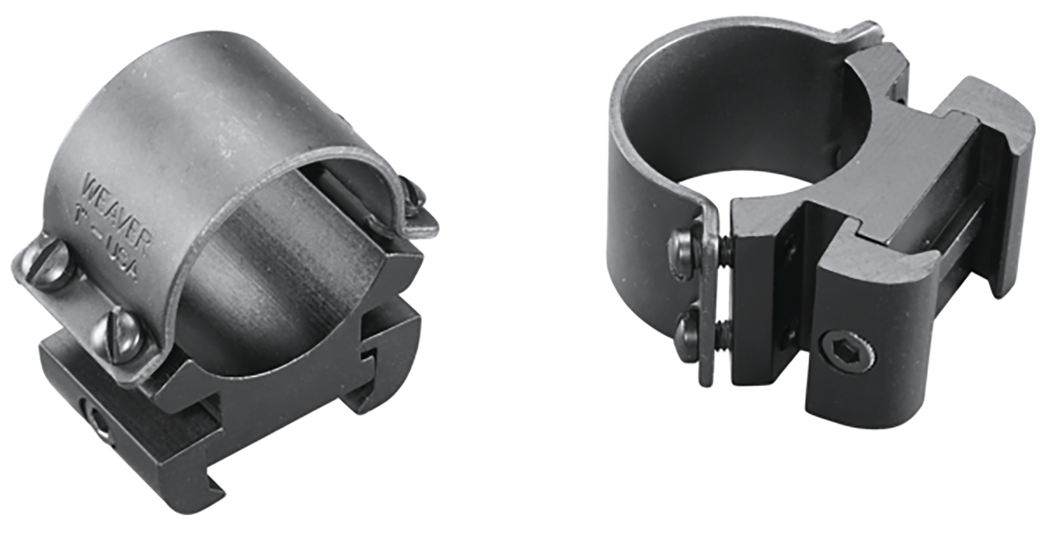 Weaver Mounts 49144 Sure Grip Windage Adjustable Rings  Matte Black 1″ High