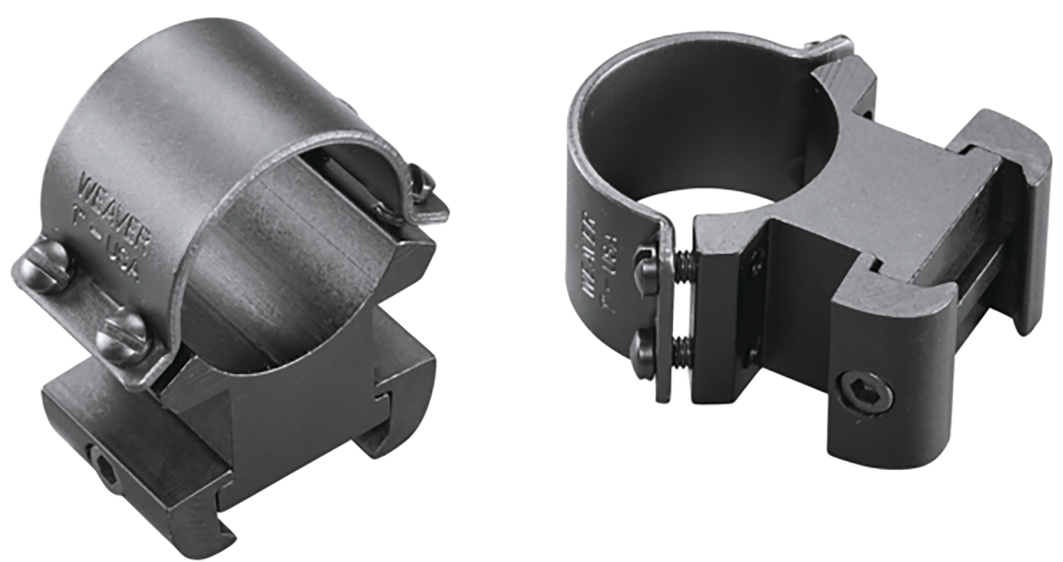 Weaver Mounts 49145 Sure Grip Windage Adjustable Rings  Matte Black 1″ Extra High