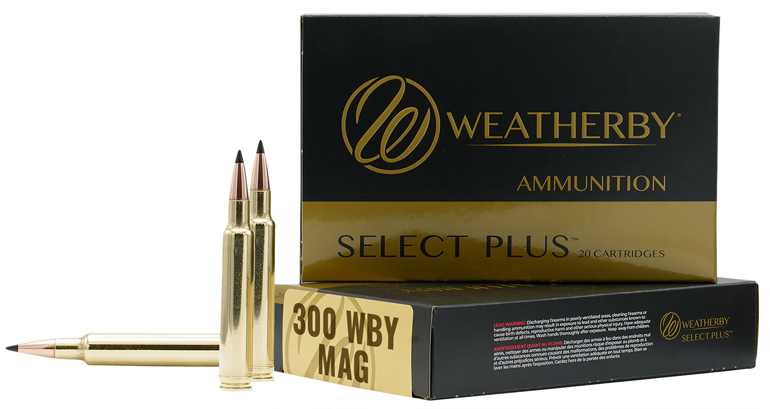 Weatherby B300180TTSX Select Plus  300WthbyMag 180gr Barnes Tipped TSX Lead Free 20 Per Box/10 Case