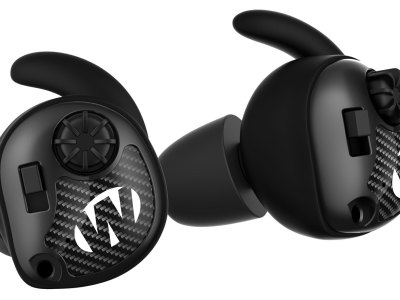 Walker’s GWPSLCR Silencer Electronic Ear Buds 25 dB In The Ear Matte Black/Carbon Fiber
