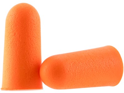 Walker’s GWPFP50PK Foam Ear Plugs  Disposable Foam 32 dB Orange 50 Pair