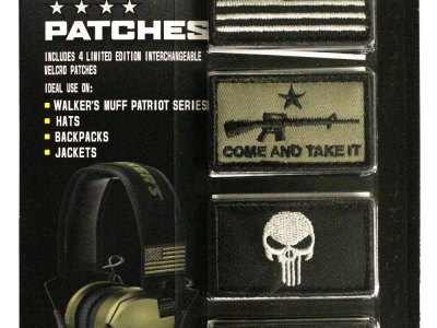 Walkers GXPPATKIT2 Patriot Muff Patch Kit American Flag Version Velcro