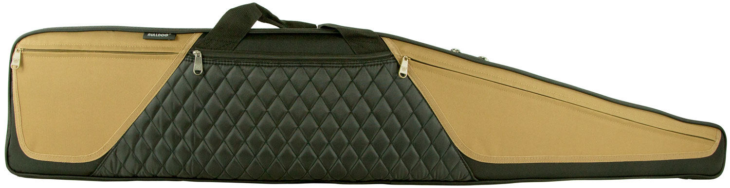 Bulldog BD36044 Elite Rifle Case 44″ Black w/Tan Panels Water-Resistant Nylon