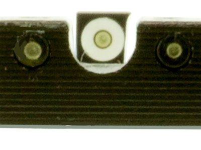 TruGlo TG231H1W Tritium Pro  Black | Green Tritium White Outline Front Sight Green Tritium Rear Sight