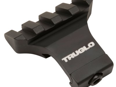 TruGlo TG8975B 45 Degree Offset Picatinny Rail Mount  Black Anodized