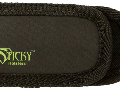 Sticky Holsters SMP Super Mag Pouch IWB Black/Green Latex Free Rubber Pocket