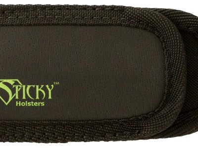 Sticky Holsters MAGPOUCH Mag Pouch  IWB Black/Green Latex Free Rubber Pocket