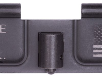 Spikes SED7002 Ejection Port Door USA/Flag AR-15 Black Phosphate Steel