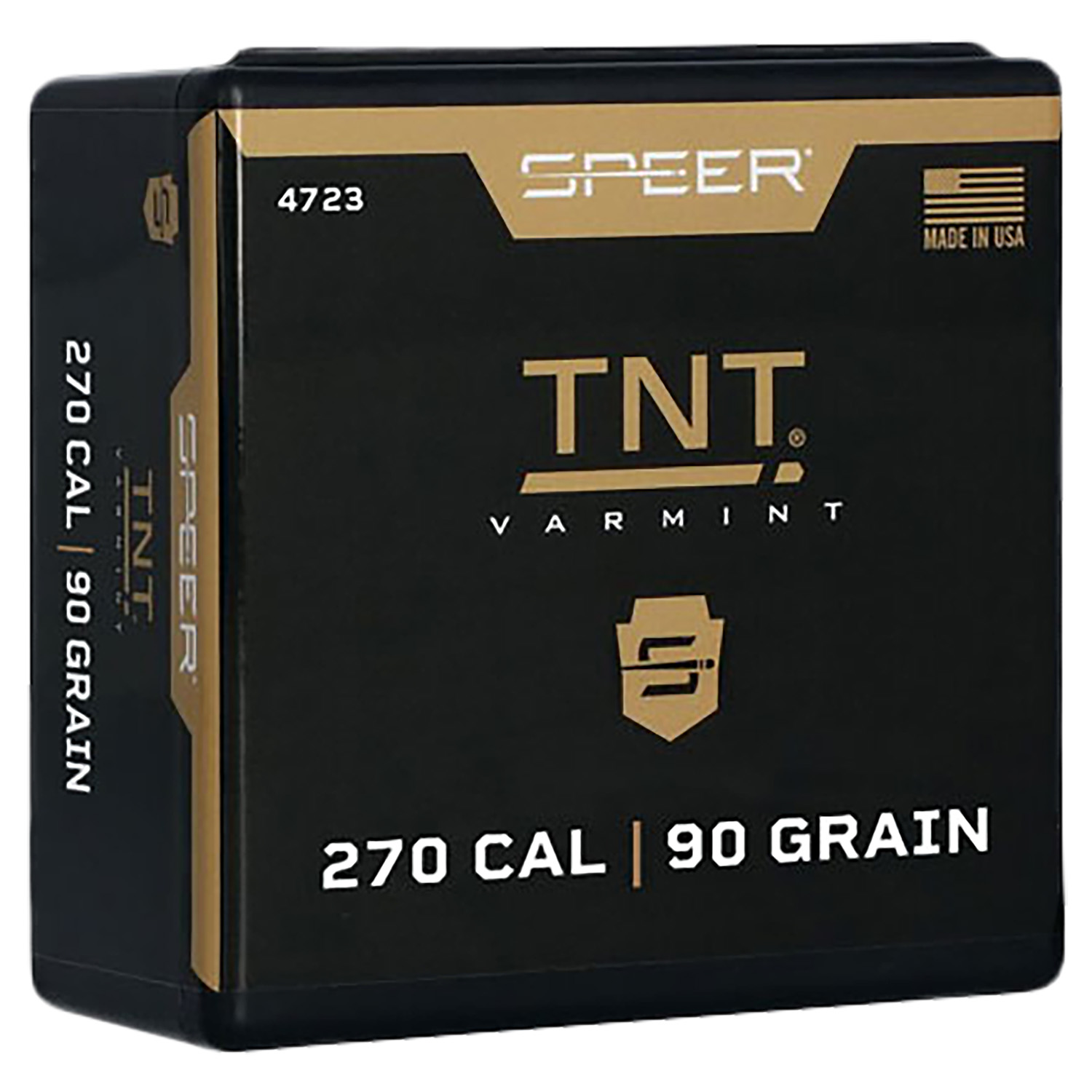 Speer 4723 TNT  270Win 90gr Jacketed Hollow Point 650 Per Box/1 Case